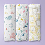 Muslin Swaddles, Pack Of 3