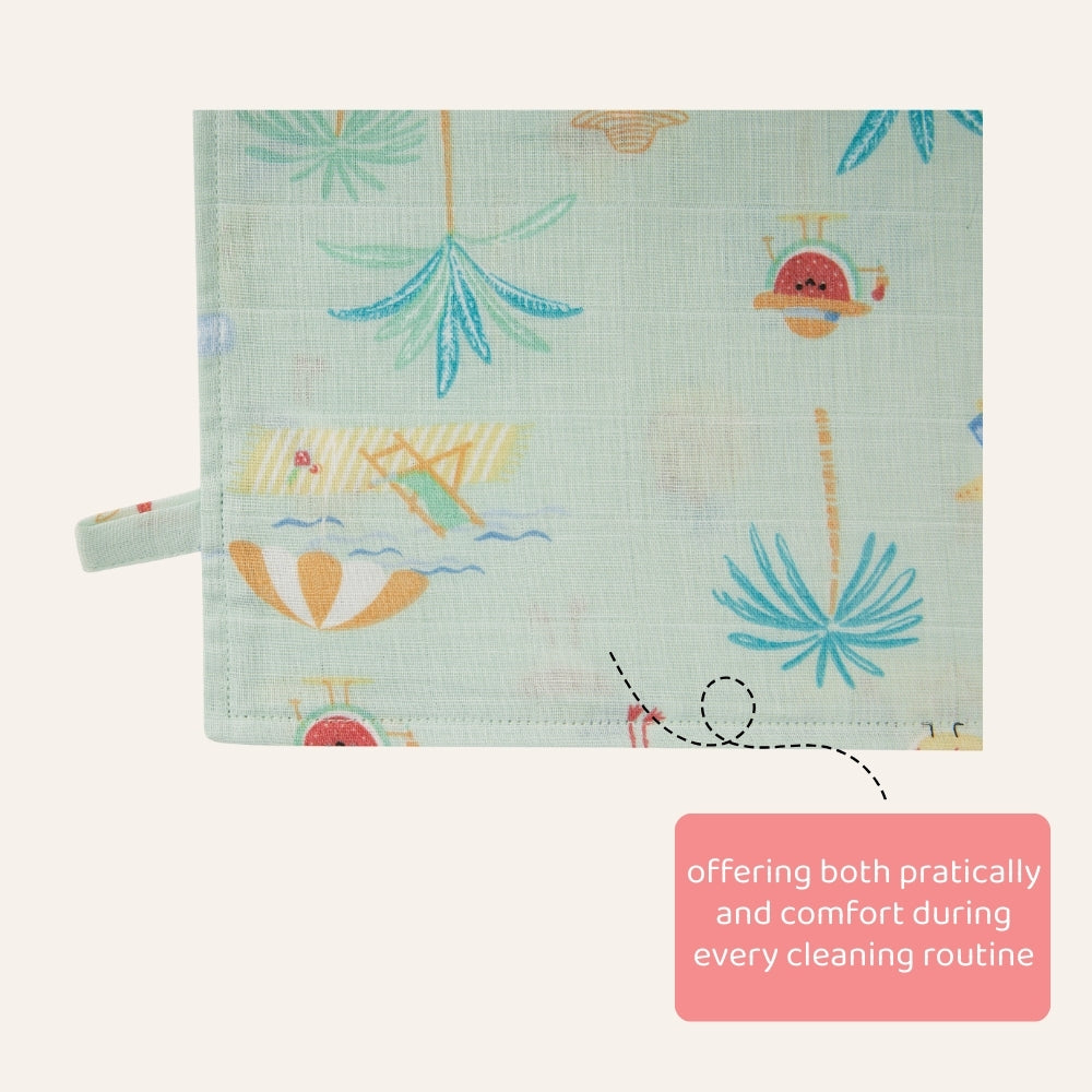 Tropical Twist  : Pack of 5 Wash Cloth