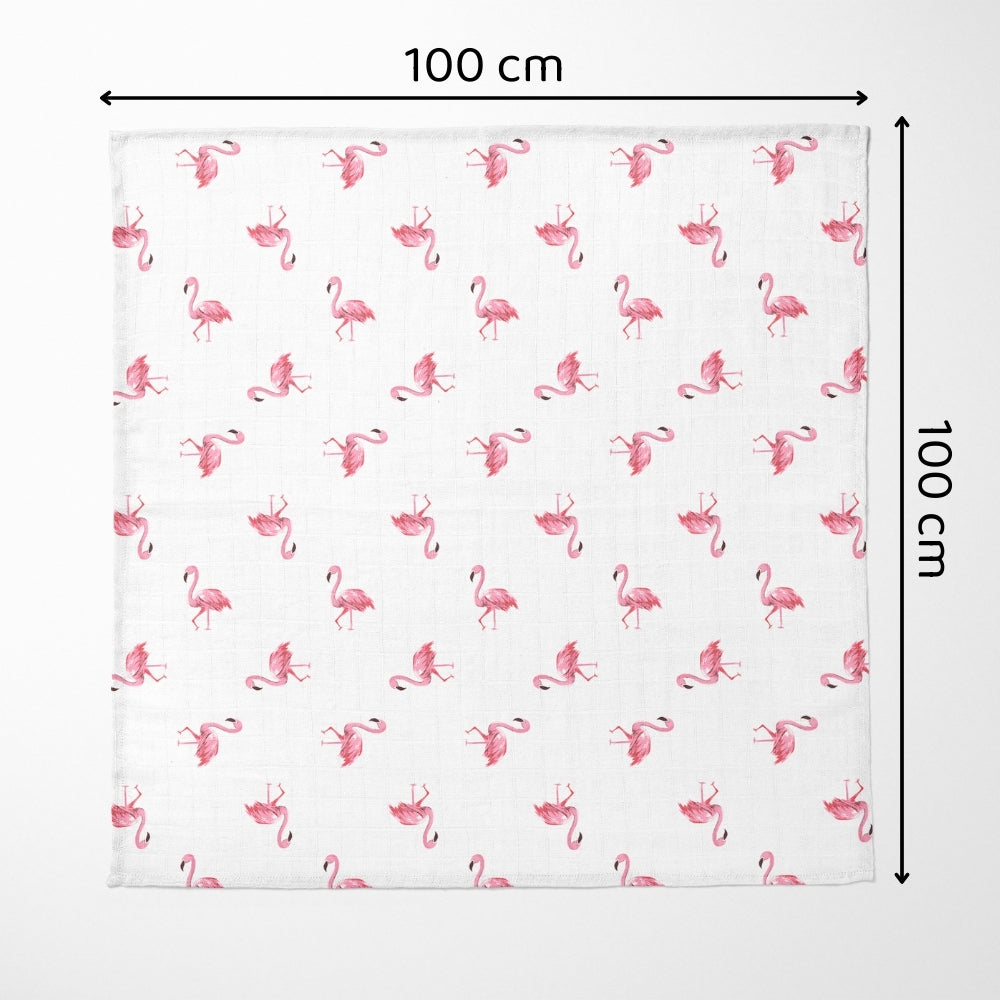 Nature nexus Collection 100% Cotton Muslin Swaddle Pack Of 3