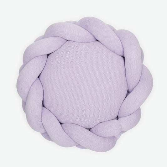 Knitted Shape Pillow - Lilac