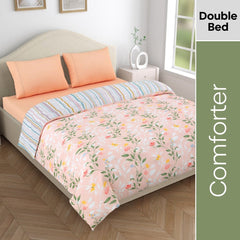 Microfibre Reversible Comforter, Blush Vineyard - Comforter | haus & kinder