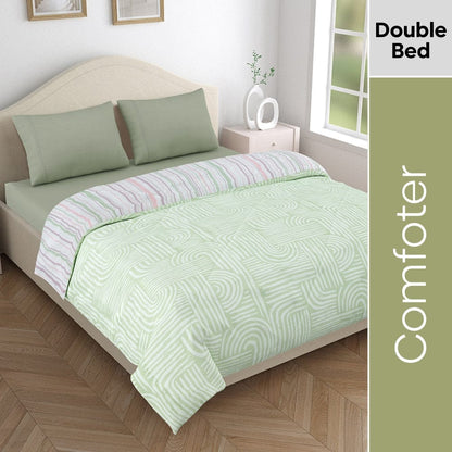 Microfibre Reversible Comforter, Verdant Archies