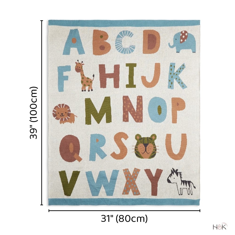 ABC Cotton Knitted All Season AC Blanket - Blanket | haus & kinder