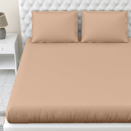 Apricot 100% Cotton Bedsheet, 300 TC