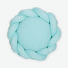 Knitted Shape Pillow - Sky Blue