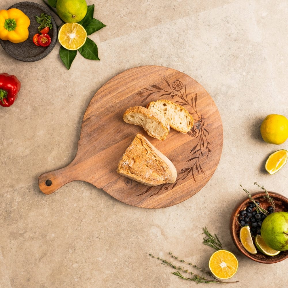 Timber Bloom cheese board / pizza board