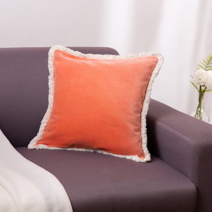Velvet Cushion Cover, Terracotta Luxe