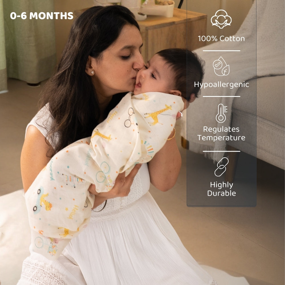 Box Of Love Baby Essentials  I Perfect Baby Shower Gift Pack I – Jungle Joy Edit (Pack of 10)