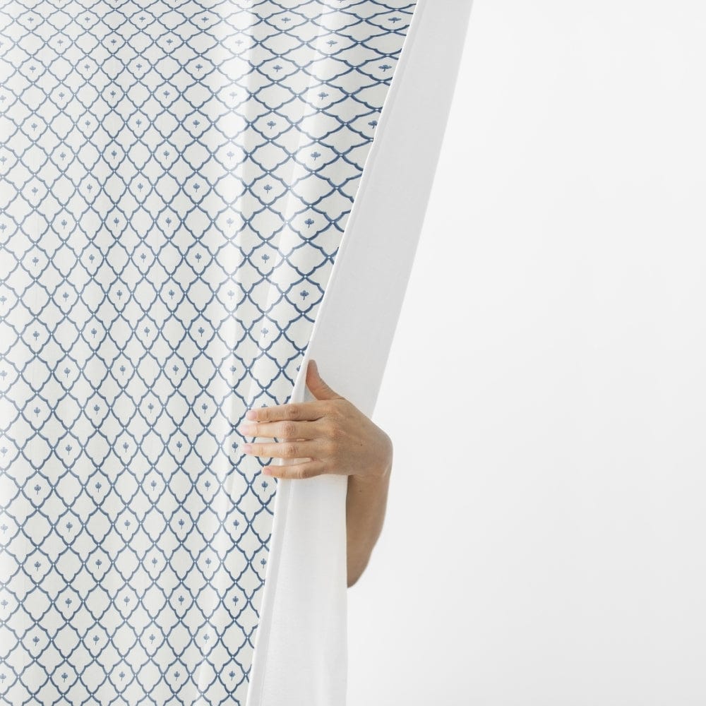 Argyle Breeze Curtain Set