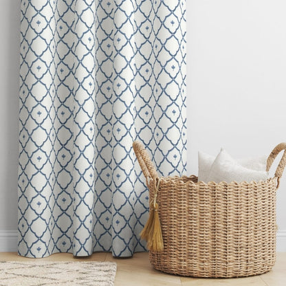 Argyle Breeze Curtain Set