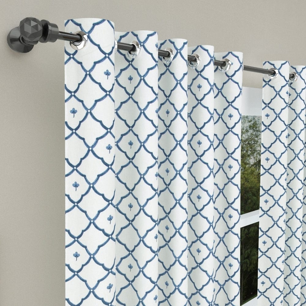 Argyle Breeze Curtain Set