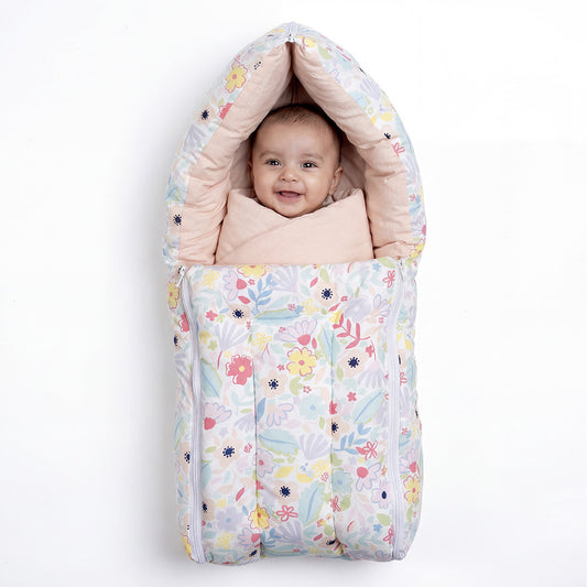 Cotton Carrier Nest / sleeping bag, Ditsy Bloom ( Newborn - 3 Months)