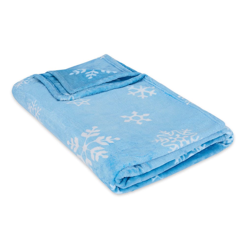 Aster Printed Reversible Flannel AC / All season Blanket - Double