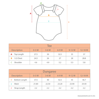 Delicate Pastle Onesie with Tee Grey 100% Cotton & 100% Machine washable