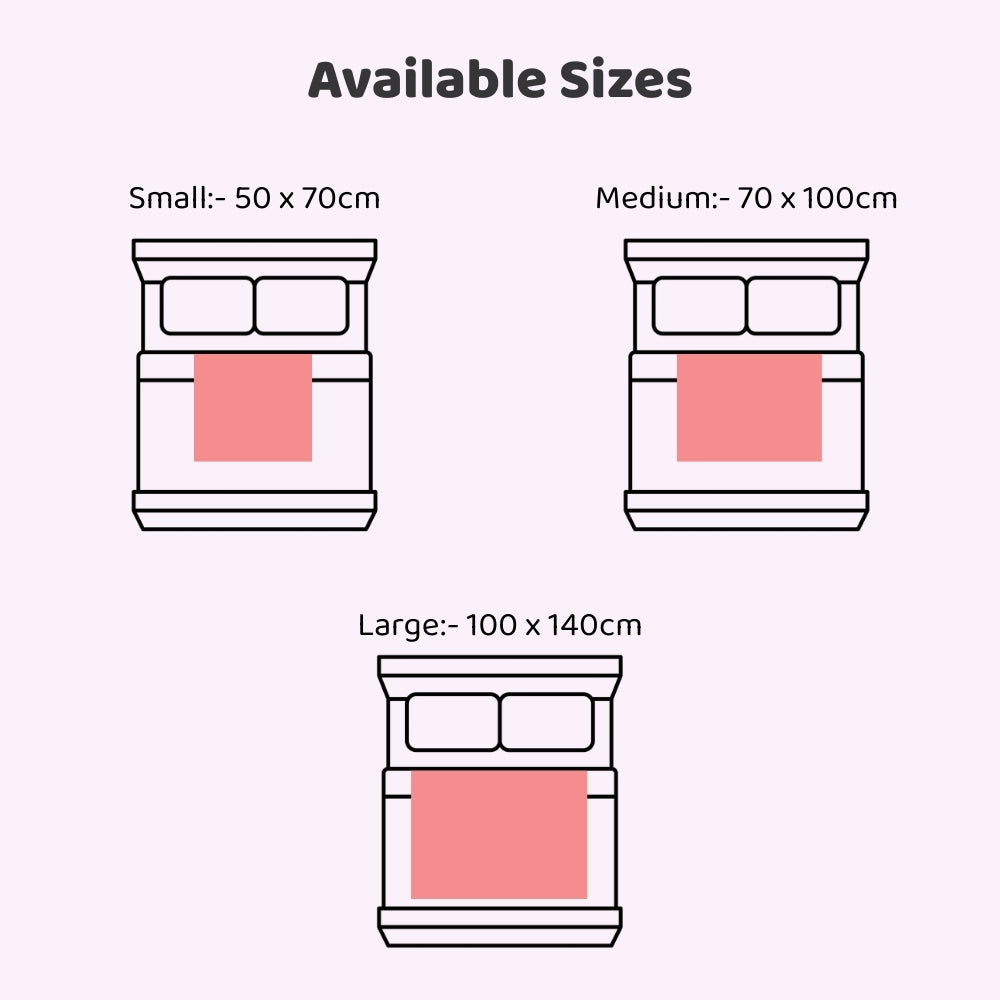 Waterproof Quick Dry Sheet for Baby, Lilac & Pink, Pack of 2