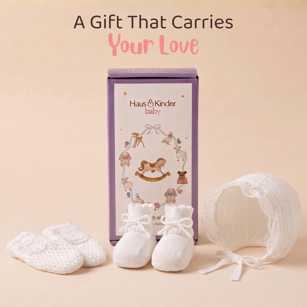 First Embrace Gift Box – Newborn Classic Edition (0–6M) - Gift Box | haus & kinder