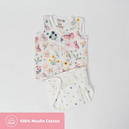 Breeze Baby Vests and nappies set- Blooming child