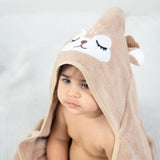 100% Microfiber Terry Cotton Hooded Baby Towel- Little Fawn - Hooded Towel | haus & kinder