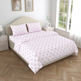 Amber Microfiber Set of 4- Bed In A Bag, Grey