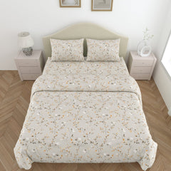 Amber Microfiber Set of 4- Bed In A Bag, Ivory - Bedsheets | haus & kinder