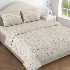 Amber Microfiber Set of 4- Bed In A Bag, Ivory - Bedsheets | haus & kinder