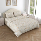 Emrald Super Soft Microfiber Set of 4- Bed In A Bag, Ivory