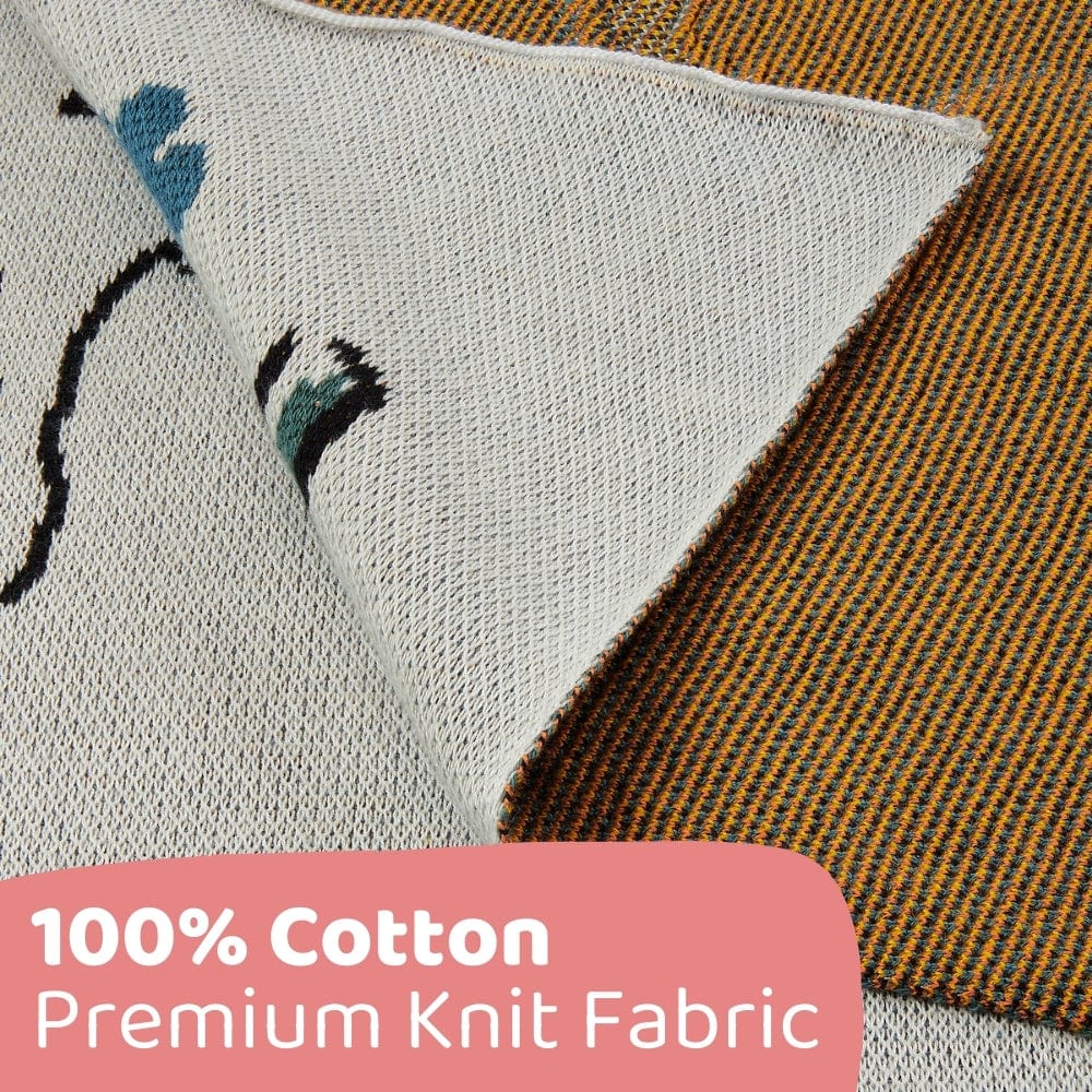 Zoo Cuddle Knitted Summer/ AC blanket