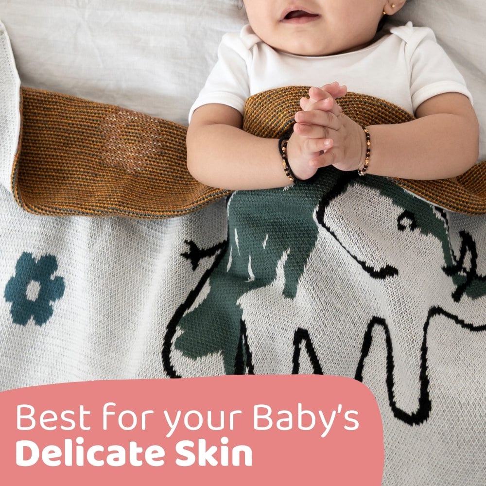 Zoo Cuddle Knitted Summer/ AC blanket