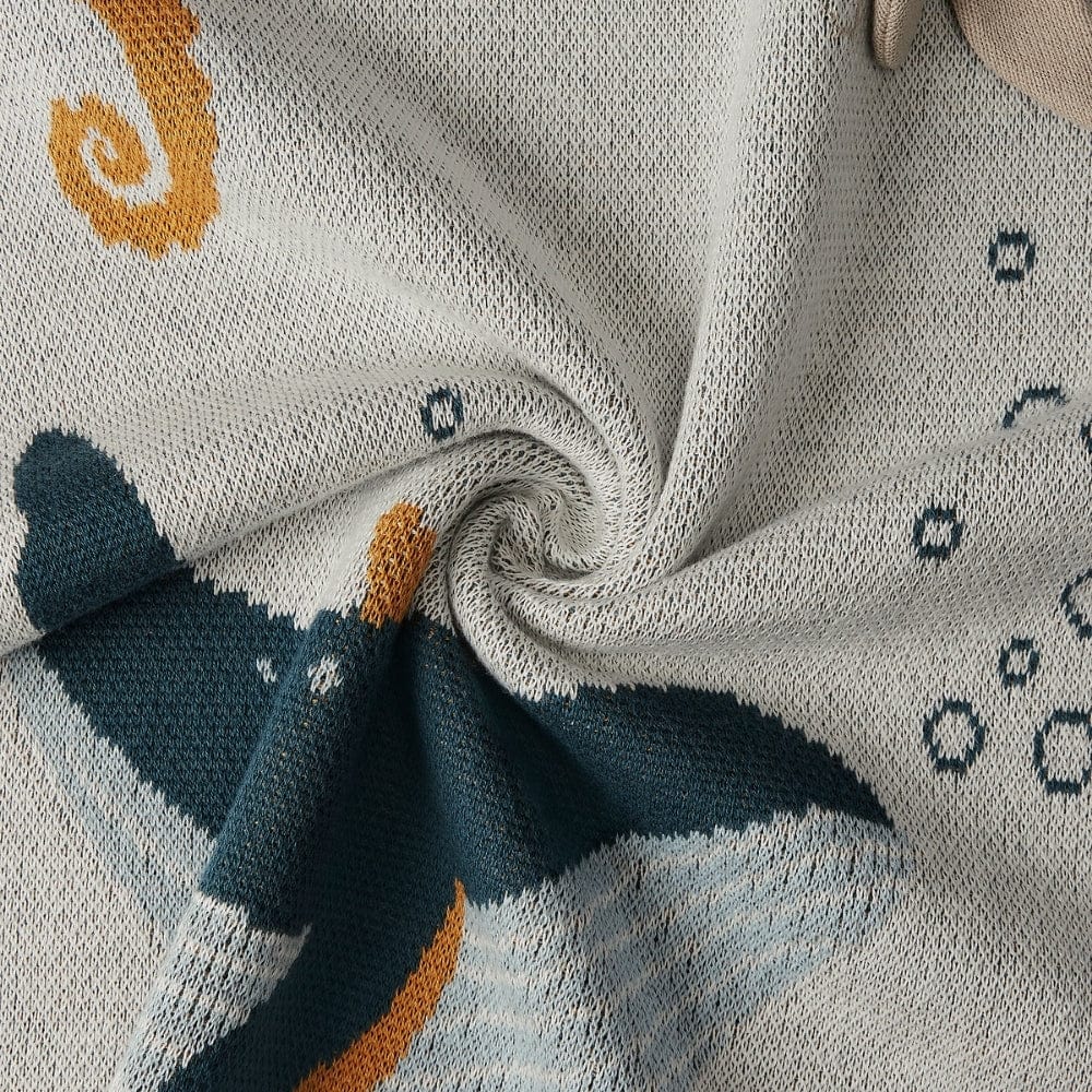 Sea Pals Knitted Summer/AC blanket