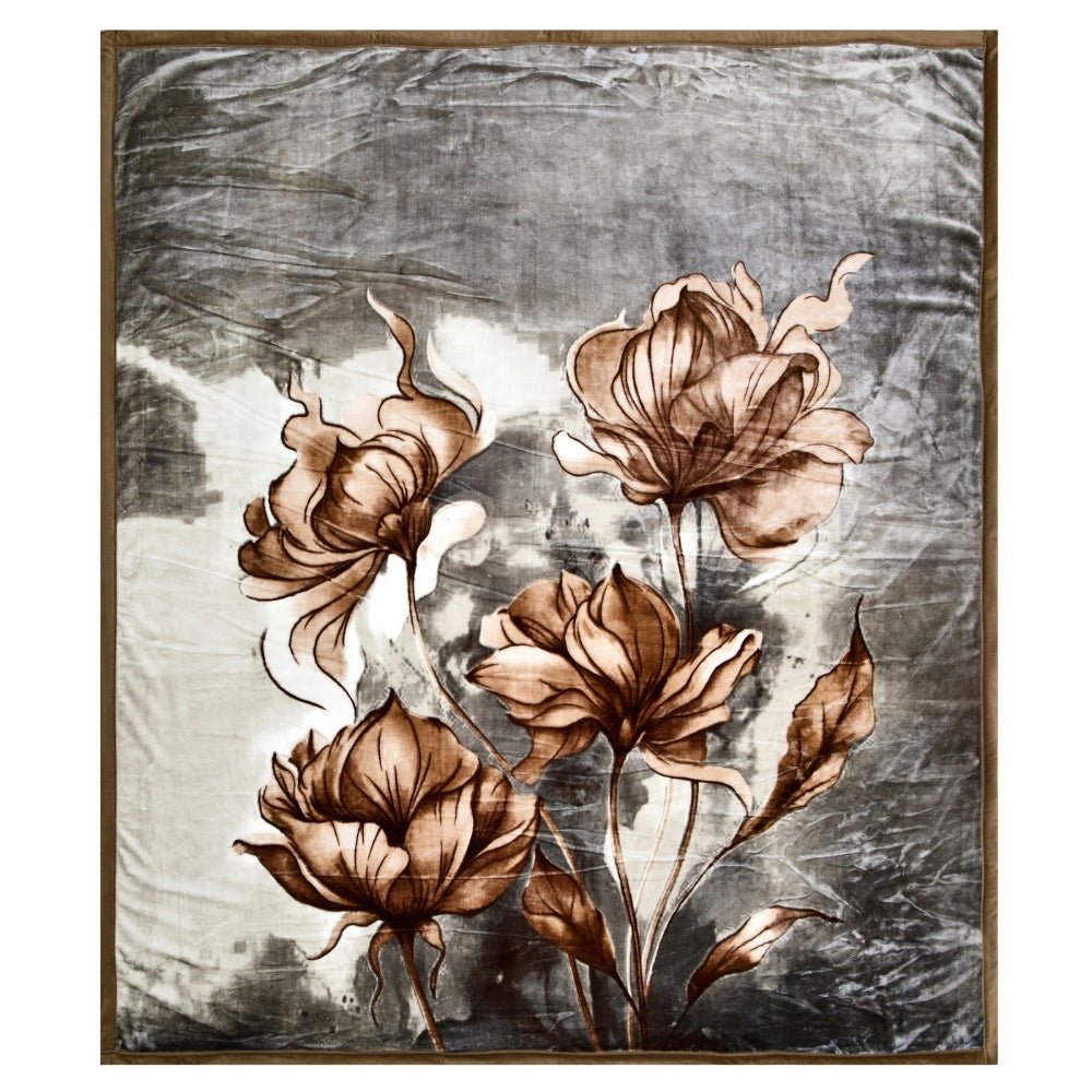 Soft Embrace Cloudy Printed Blanket, Snowflake Garden - Cloudy Blanket | haus & kinder