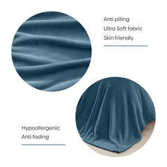 Soft Embrace Flannel Blanket, Dark Blue - Flannel Blanket | haus & kinder