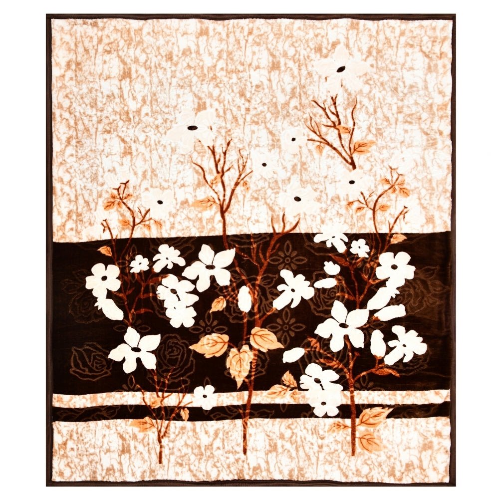 Soft Embrace Mink Printed Blanket, Maple Blossom - Mink Blanket | haus & kinder