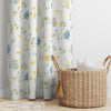 Blush Over Blue Curtain Set