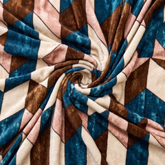 Soft Embrace Winter Bedsheet, Geometric Retreat - Winter Bedsheet | haus & kinder