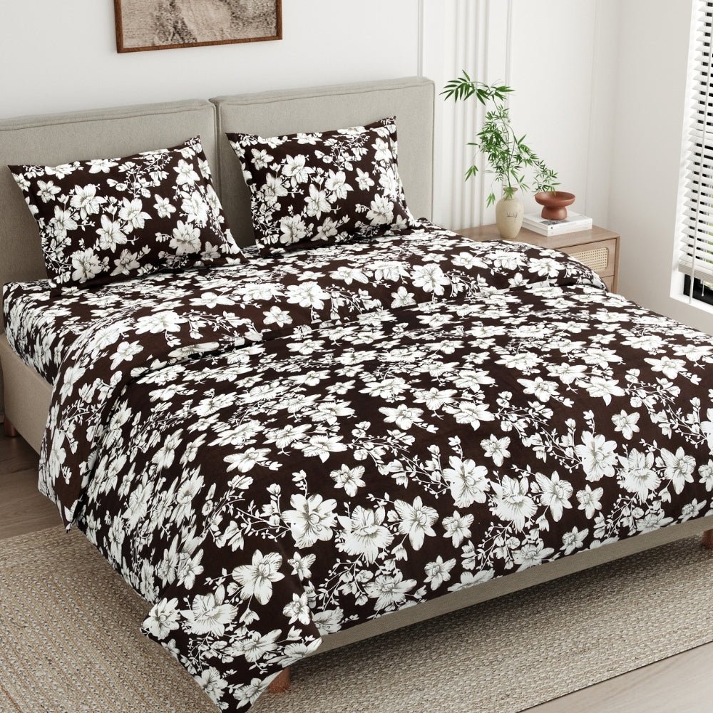 Soft Embrace Winter Bedsheet, Vintage Bloom - Winter Bedsheet | haus & kinder