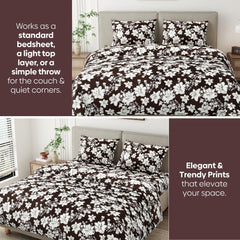 Soft Embrace Winter Bedsheet, Vintage Bloom - Winter Bedsheet | haus & kinder