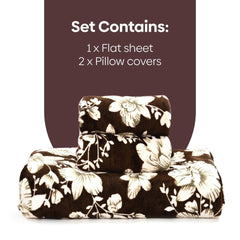 Soft Embrace Winter Bedsheet, Vintage Bloom - Winter Bedsheet | haus & kinder