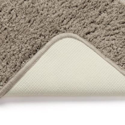 Plush Microfiber Solid Bathmat, Beige