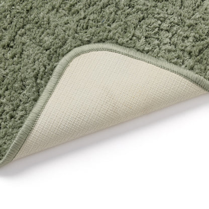 Plush Microfiber Solid Bathmat, Sage Green