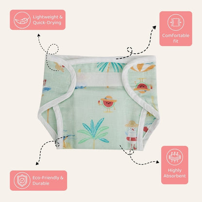 Tropical Twist  : Pack of 3 Nappies