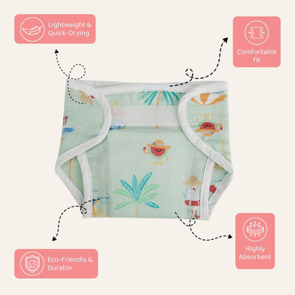 Tropical Twist  : Pack of 3 Nappies