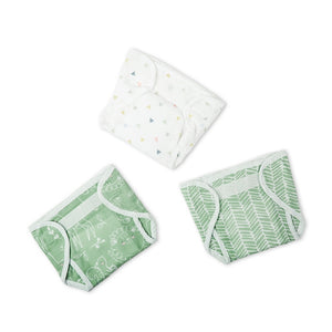 Cottage Core   : Pack of 3 Nappies