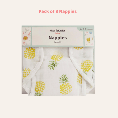 Tropical Twist  : Pack of 3 Nappies