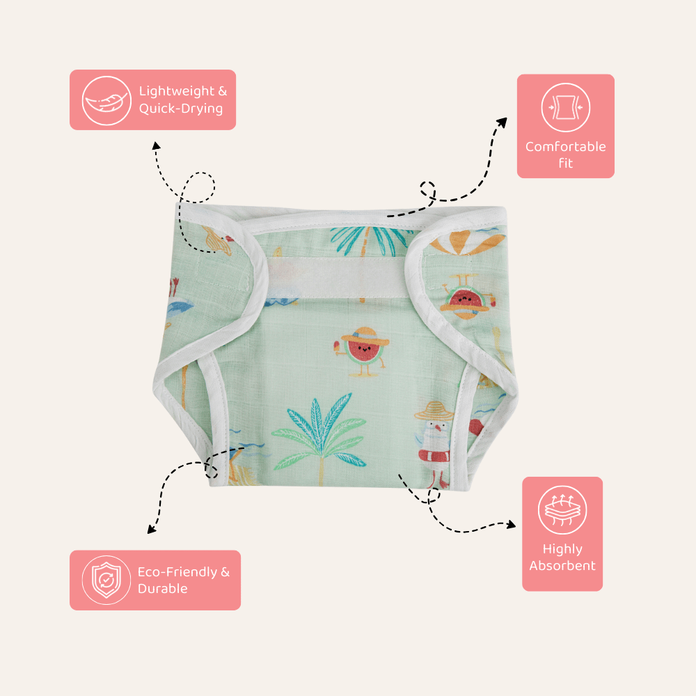 Tropical Twist  : Pack of 3 Nappies