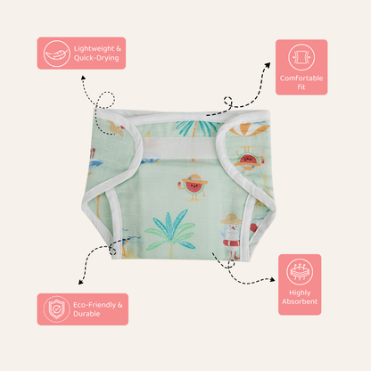 Tropical Twist  : Pack of 3 Nappies