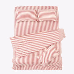 Akatsuchi Stripe 100% Cotton Double Bedsheet, 186TC - Double Size | haus & kinder