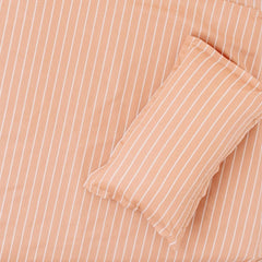 Kohaku Stripe 100% Cotton Double Bedsheet, 186TC - Double Size | haus & kinder