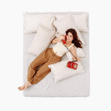 Sumi Stripe 100% Cotton Double Bedsheet, 186TC - Double Size | haus & kinder