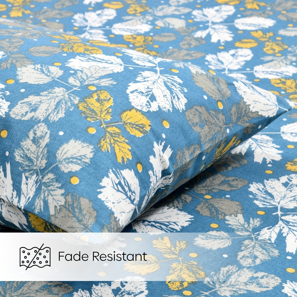 Golden Birch Symphony Single Fitted Size Bedsheet, 186 TC