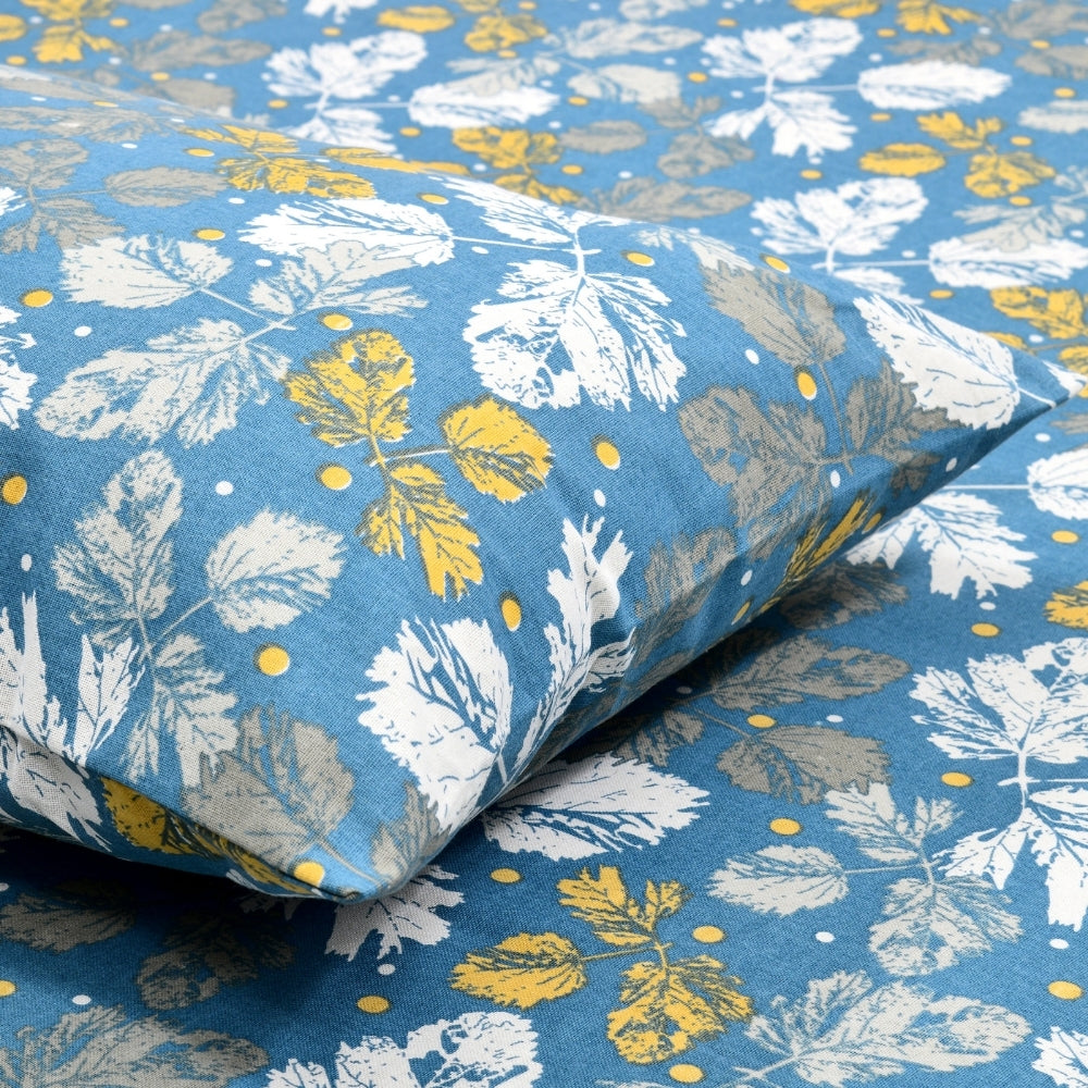Golden Birch Symphony Single Fitted Size Bedsheet, 186 TC